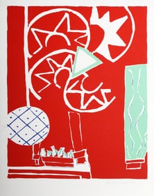 Knox Martin, Flowers 3, Screenprint