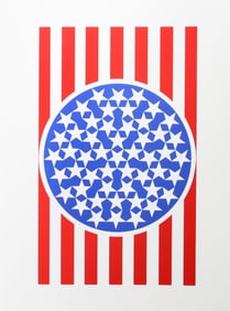 Robert Indiana, New Glory Banner from the American Dream Portfolio, Screenprint