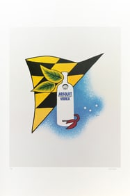 Gareth Kaplan, Absolut Statehood: Maryland, Lithograph on paper