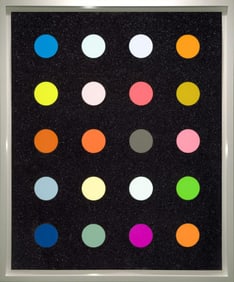Damien Hirst, Methylamine 13c, Screenprint with Diamond Dust