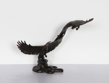 Ronald Van Ruyckevelt, Guardians of the Skies, Bronze sculpture
