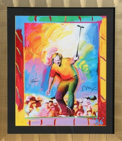 Peter Max, Jack Nicklaus, Lithograph