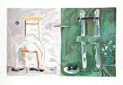 Daniel Marshall, The Duck Series with Chair, Lithograph