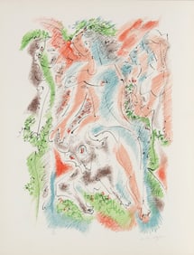 Andre Masson, Bacchanale from Je Reve Portfolio, Lithograph on Arches