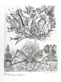 Juliana Seraphim, Asturias II, Etching