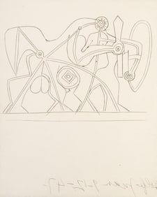 Pablo Picasso, La Fosse Commune, Etching on Arches