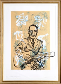 Melvin Edwards, Texas Sunday Blue, Lithograph