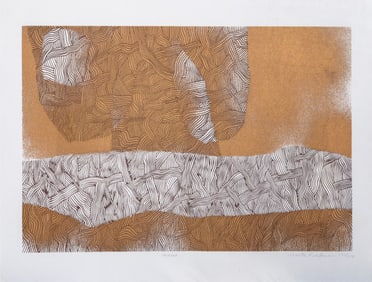 Walter Feldman, Masada 4, Woodcut