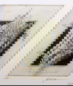 Miguel Herrera, Narcissus from Instructions, Etching and Aquatint