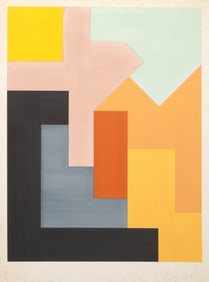 Stuart Shedletsky, Composition, Screenprint on Arches