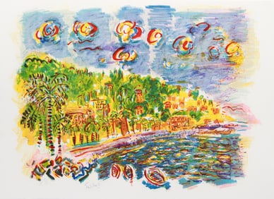 Wayne Ensrud, Santa Margherita, Lithograph