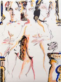 Juan Sebastian Barbera Duron, Clandestina, Lithograph on Guarro Paper