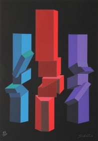 Enrique Carbajal Sebastian, Tres Torres, Screenprint