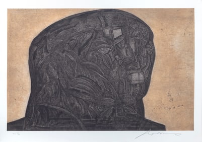 Jose Luis Cuevas, Marquez de Sade, Aquatint Etching