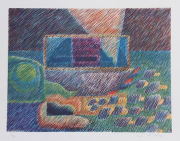 Charles Chamot, Underwater, Lithograph