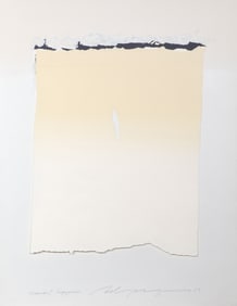 Adja Yunkers, Veronica II, Lithograph and Collage on Paper