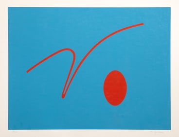 Murray Zucker, Bouncing Ball, Screenprint