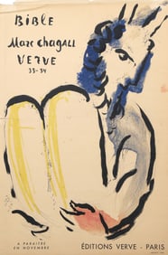 Marc Chagall, Bible Verve, Lithograph Poster