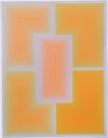 Richard Anuszkiewicz, Inward Eye #1, Screenprint