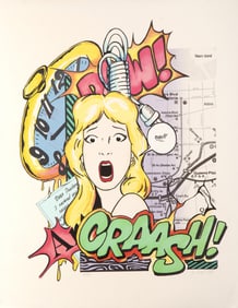 John Matos (aka Crash), Dear Prudence, Screenprint on Arches