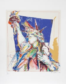 Vance Caines, Liberty, Screenprint