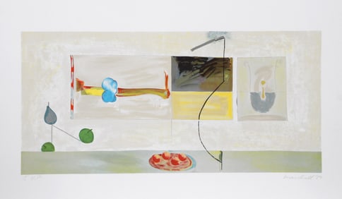 Daniel Marshall, The Duck Pond: The Meditation Chart, Lithograph