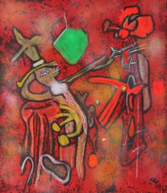 Roberto Matta, The Eld of the World, Carborundum Etching on Hand-Made Paper