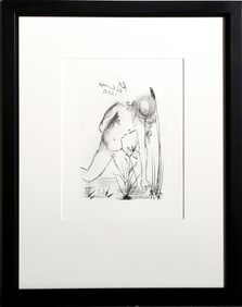 Salvador Dali, Narcissus, Restrike Etching