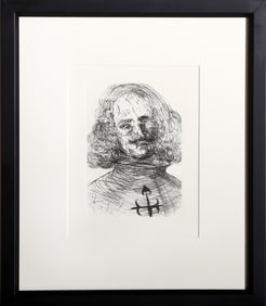 Salvador Dali, Velazquez, Restrike Etching