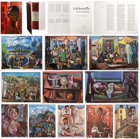After Emiliano Di Cavalcanti, Pinturas Portfolio, 11 offset reproductions of paintings