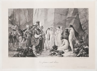 After Edouard de Beaumont, Les Femmes Sont Cheres, Photogravure