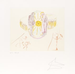 After Salvador Dali, One's Identity, Lithograph and Etching on Arches