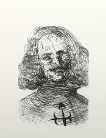 After Salvador Dali, Velazquez, Restrike Etching