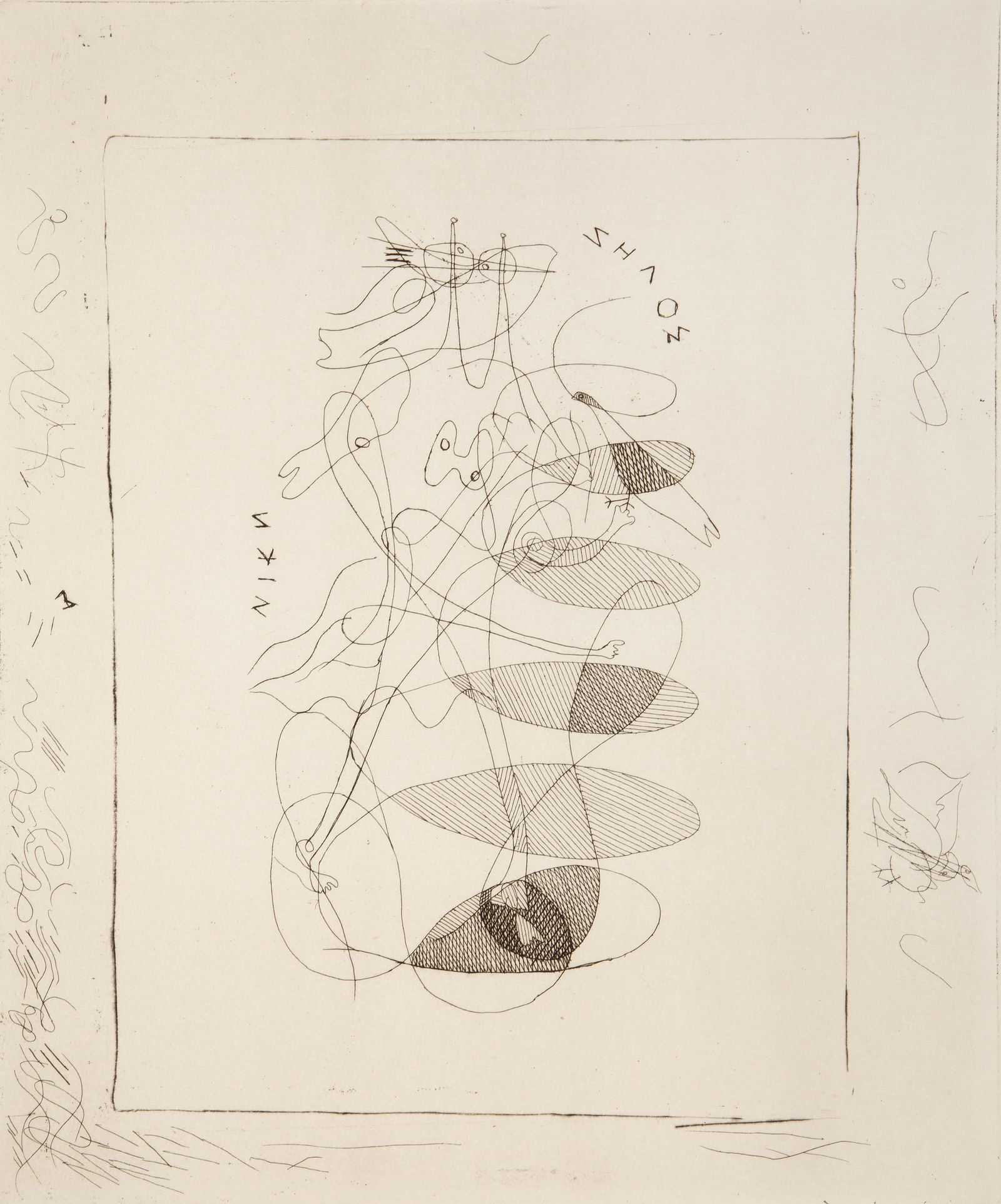 Georges Braque, La Theogonie D'Hesiode Vallier 20K, Etching on Hollande Van Gelder (1 of 4)