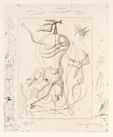 Georges Braque, La Theogonie d'Hesiode 20O, Etching on Hollande Van Gelder