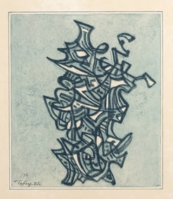 Mark Tobey, Liberation II, Color Etching on Richard de Bas