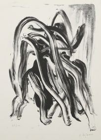 Henri Michaux, Abstract Composition, Lithograph