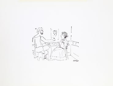 After Pablo Picasso, La Pose du Modele, Lithograph