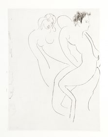 Henri Matisse, Nymph and Faun, Etching