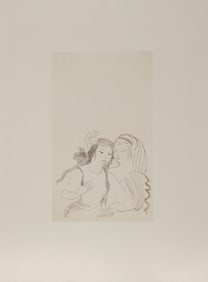 After Marie Laurencin, Two Gypsies, Etching