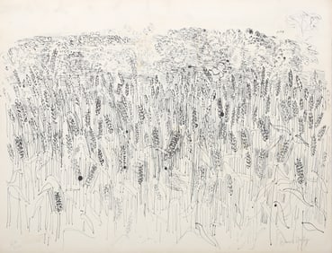 Raoul Dufy, Les Bles (Wheat Field), Lithograph on Arches