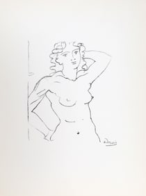 Andre Derain, Buste de Femme from Souvenirs de Portraits d'Artistes, Lithograph