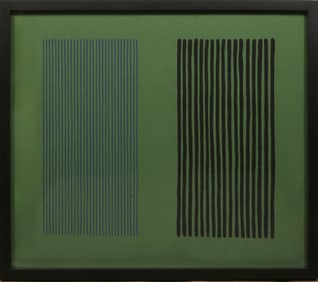 Gene Davis, Green Giant, Lithograph on Arches