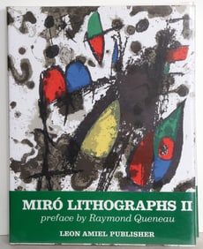 Joan Miro, Miro Lithographs Volume II (1953 - 1963), Book with 11 Bound Lithographs