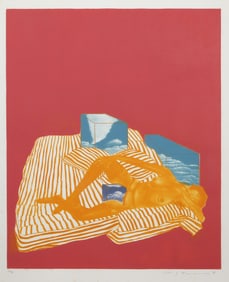 Masuo Ikeda, La Sirene, Etching and Aquatint on BFK Rives