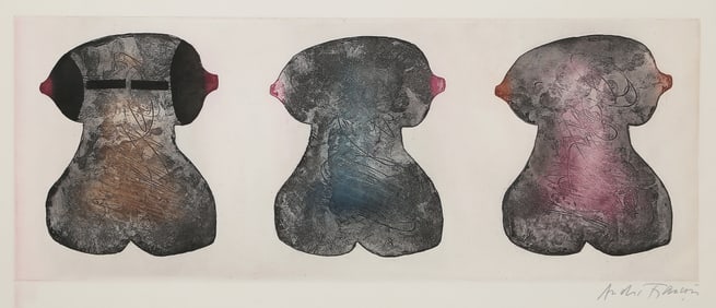 Andre Francois, Three Torsos, Etching and Aquatint