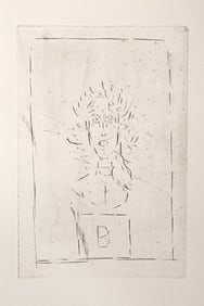 Alberto Giacometti, Histoire de rats (Diane Bataille VII), Etching on Arches
