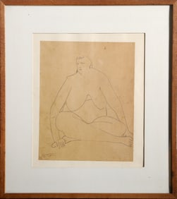 Wallace Putnam, Portrait of a Woman, Graphite on Paper