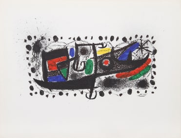 Joan Miro, Joan Miro und Katalonien, Lithograph on Arches Paper