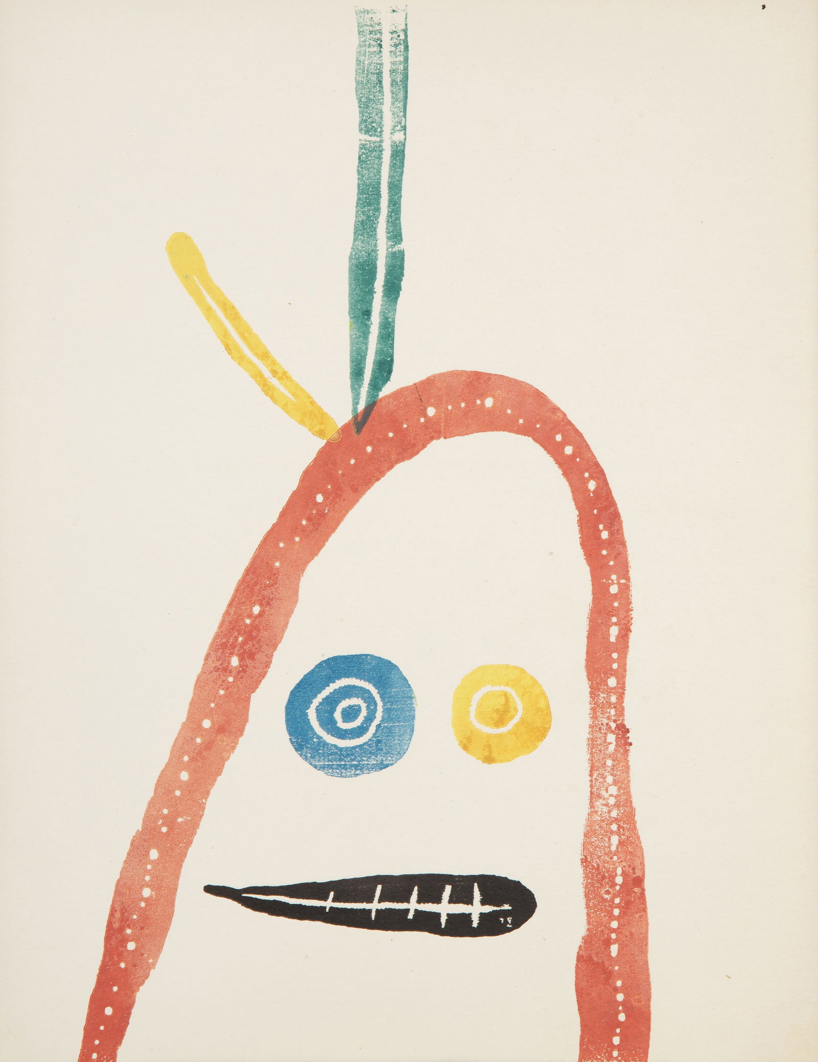 Joan Miro, A Toute Epreuve (D 227), Woodcut on Arches (1 of 4)